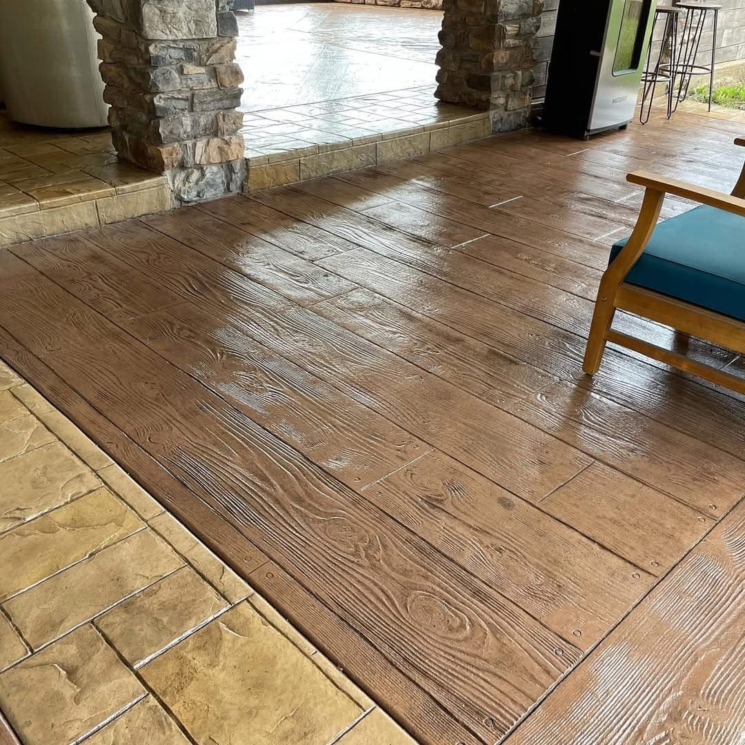 Pool deck preparation work