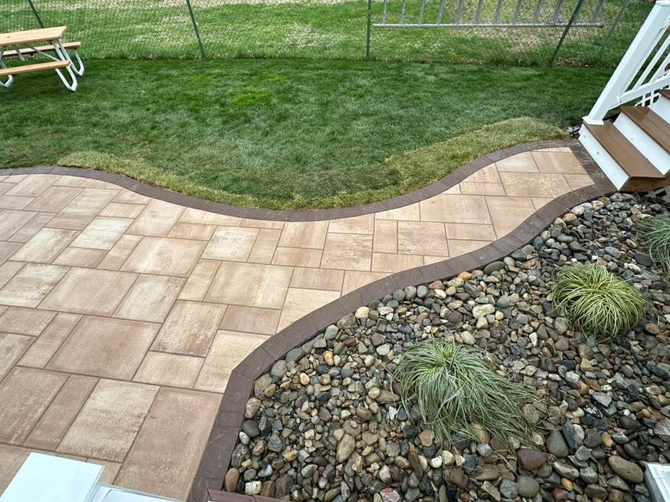 Real Mayas stamped concrete and patio project